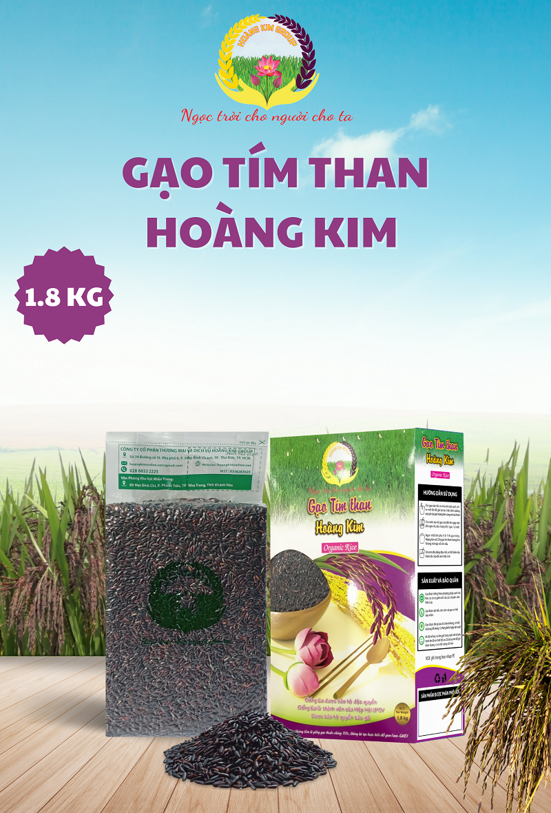 Gạo tím than được xem loại gạo thực dưỡng có nhiều dưỡng chất đặc biệt thích hợp cho những bệnh nhân mắc chứng bệnh tiểu đường, cao huyết áp, ...